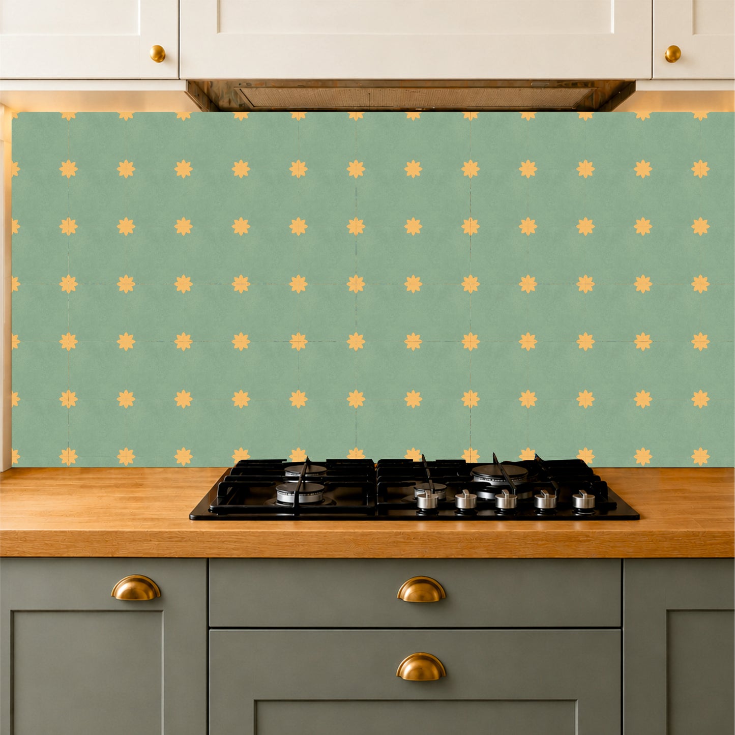 Scandinavian Botanical Tile Sticker