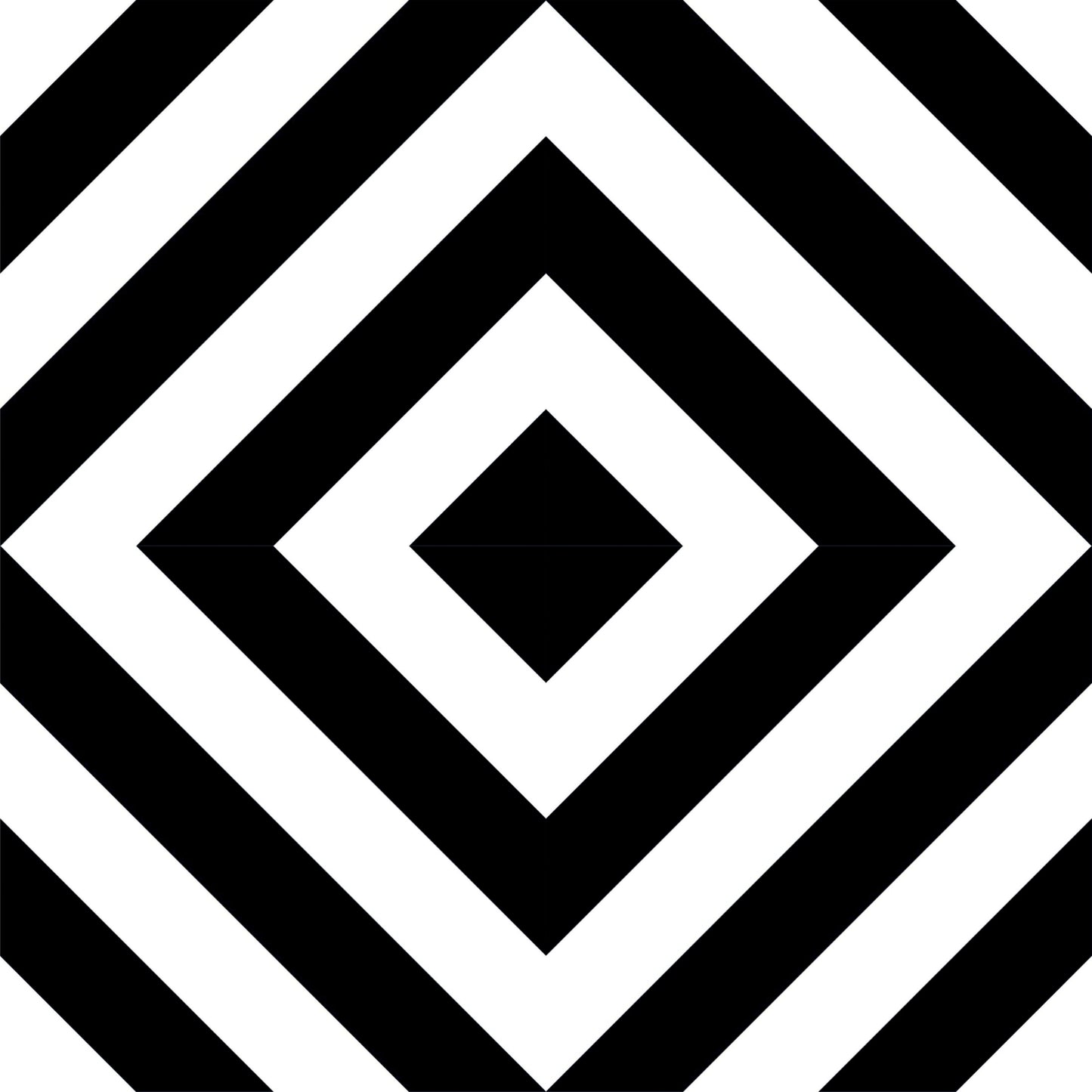 Monochrome Diamond Tile Sticker