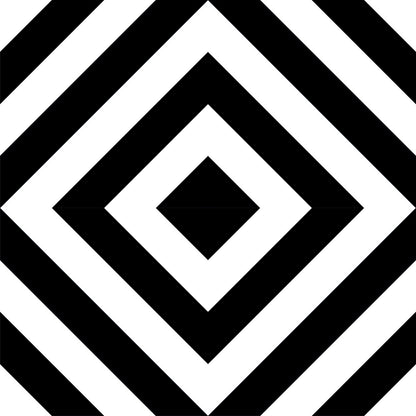 Monochrome Diamond Tile Sticker