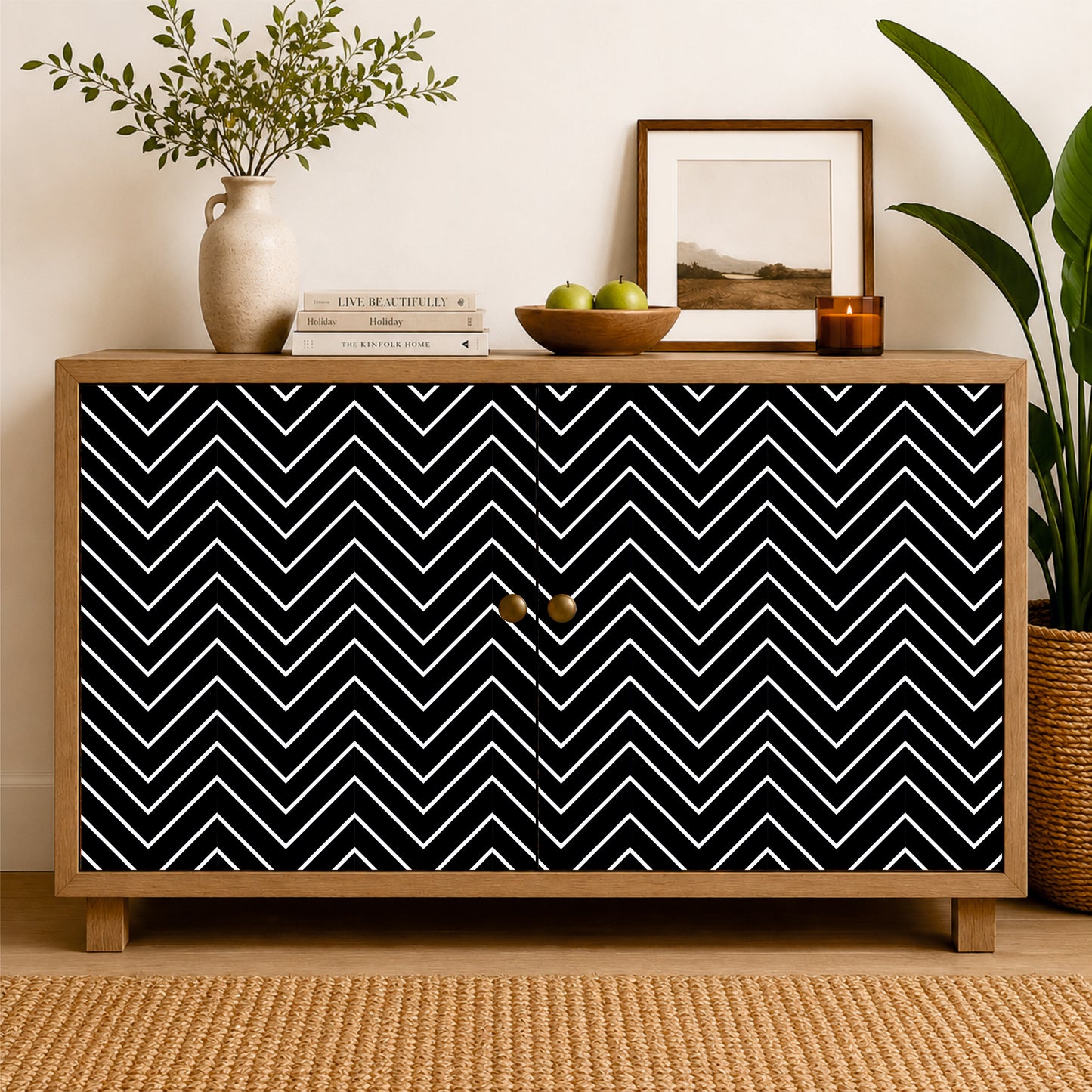 Minimalist Chevron Tile Sticker