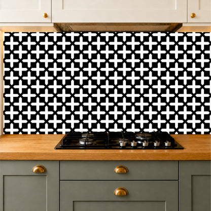 Monochrome Geometric Tile Sticker