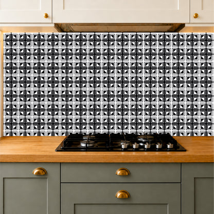 Art Deco Pinwheel Tile Sticker