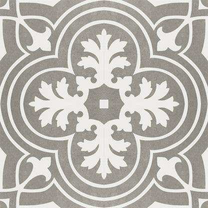Vintage Ash Floral Tile Sticker