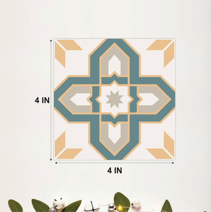 Sage Lattice Mosaic Tile Sticker