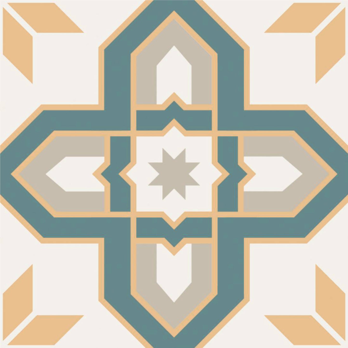 Sage Lattice Mosaic Tile Sticker