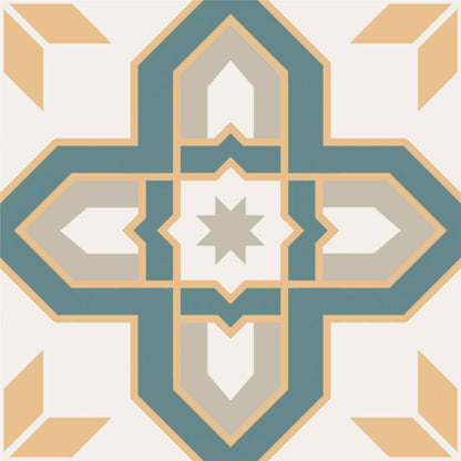 Sage Lattice Mosaic Tile Sticker