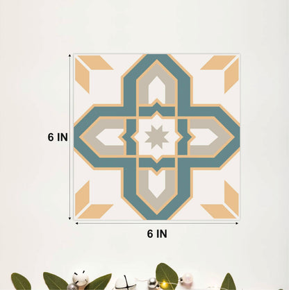Sage Lattice Mosaic Tile Sticker