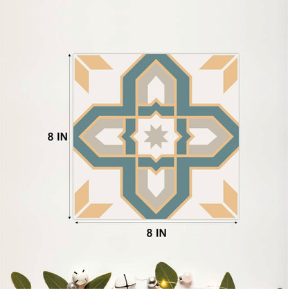 Sage Lattice Mosaic Tile Sticker