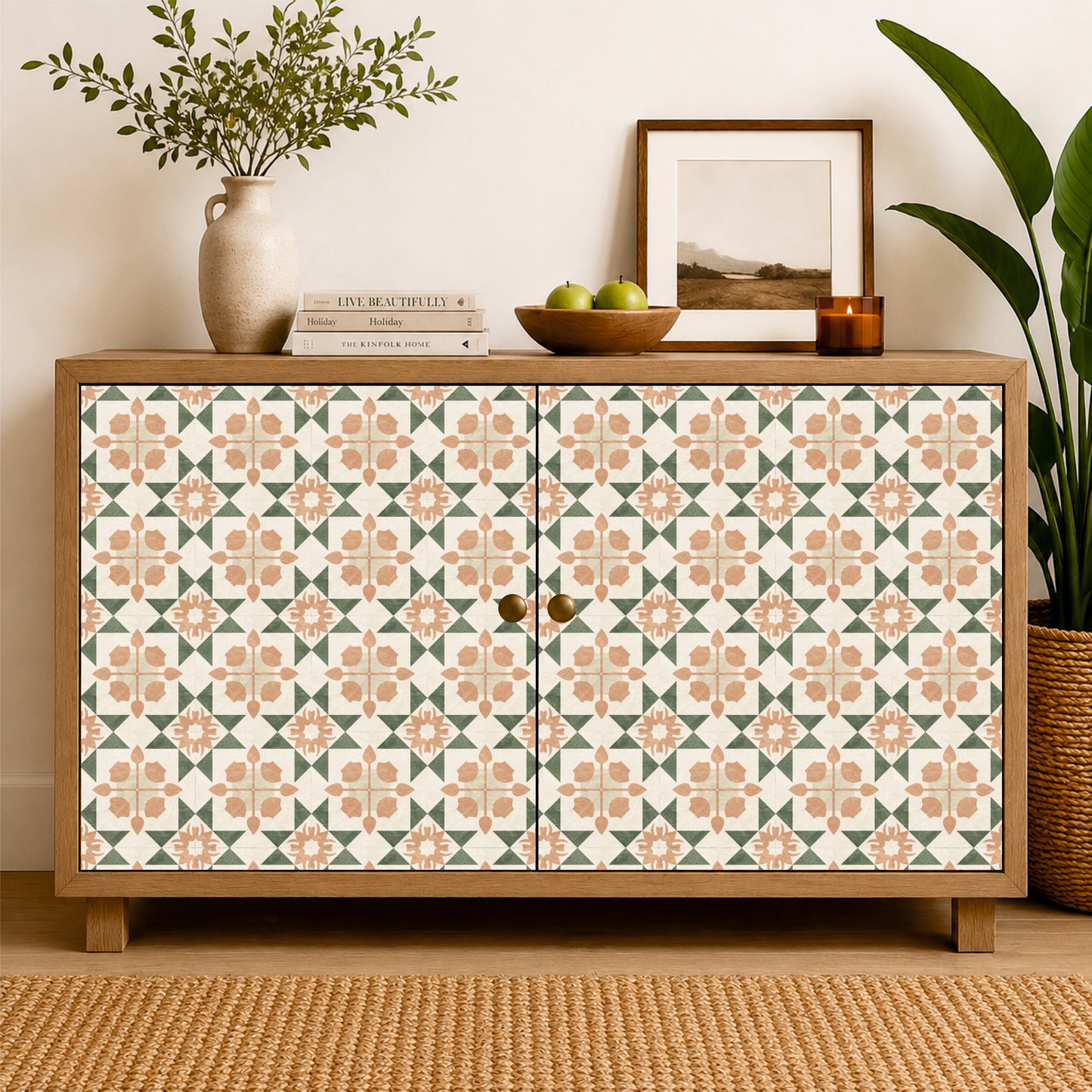 Olive Terracotta Tile Sticker