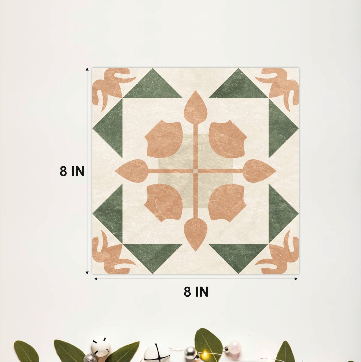 Olive Terracotta Tile Sticker