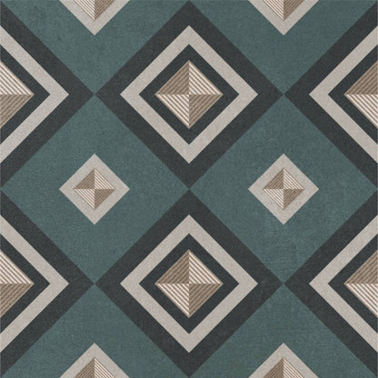 Slate Diamond Mosaic Tile Sticker