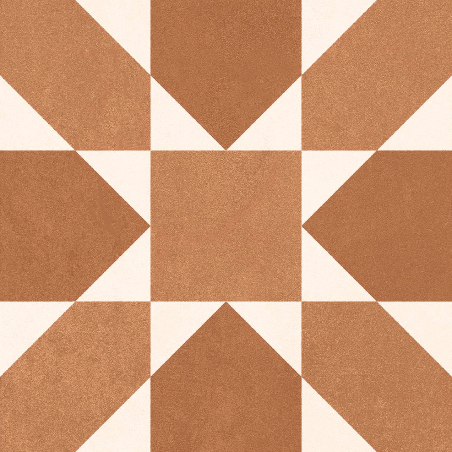 Terracotta Pinwheel Tile Sticker