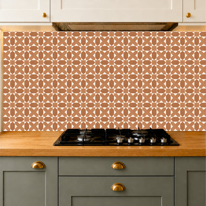Terracotta Pinwheel Tile Sticker