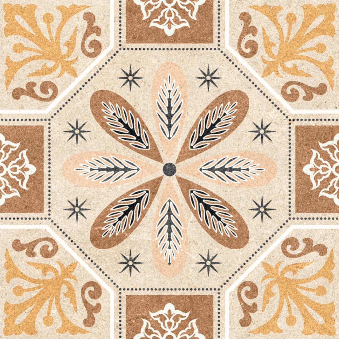 Vintage Patchwork Mosaic Tile Sticker