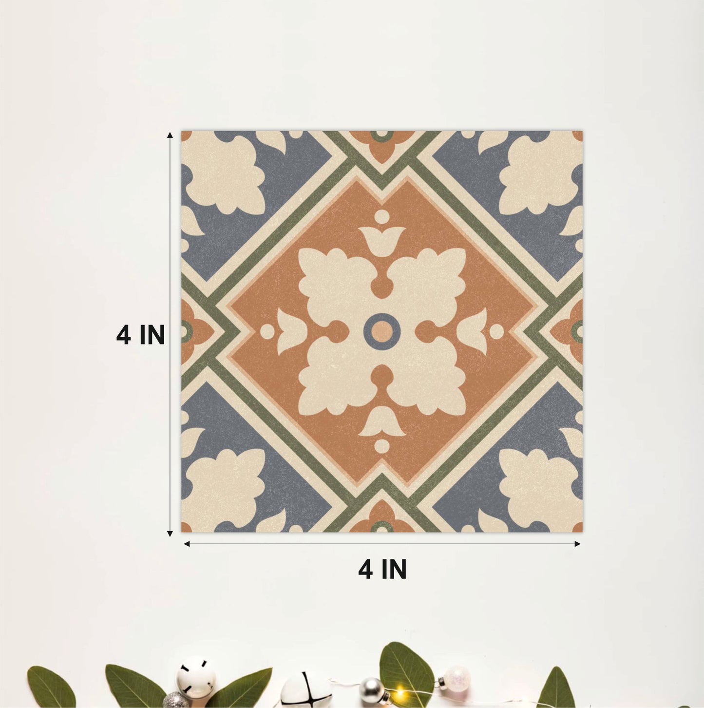Vintage Diamond Trellis Tile Sticker