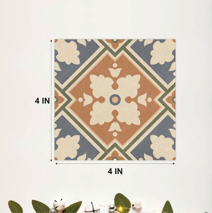 Vintage Diamond Trellis Tile Sticker