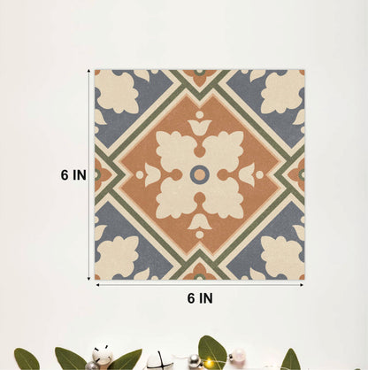 Vintage Diamond Trellis Tile Sticker