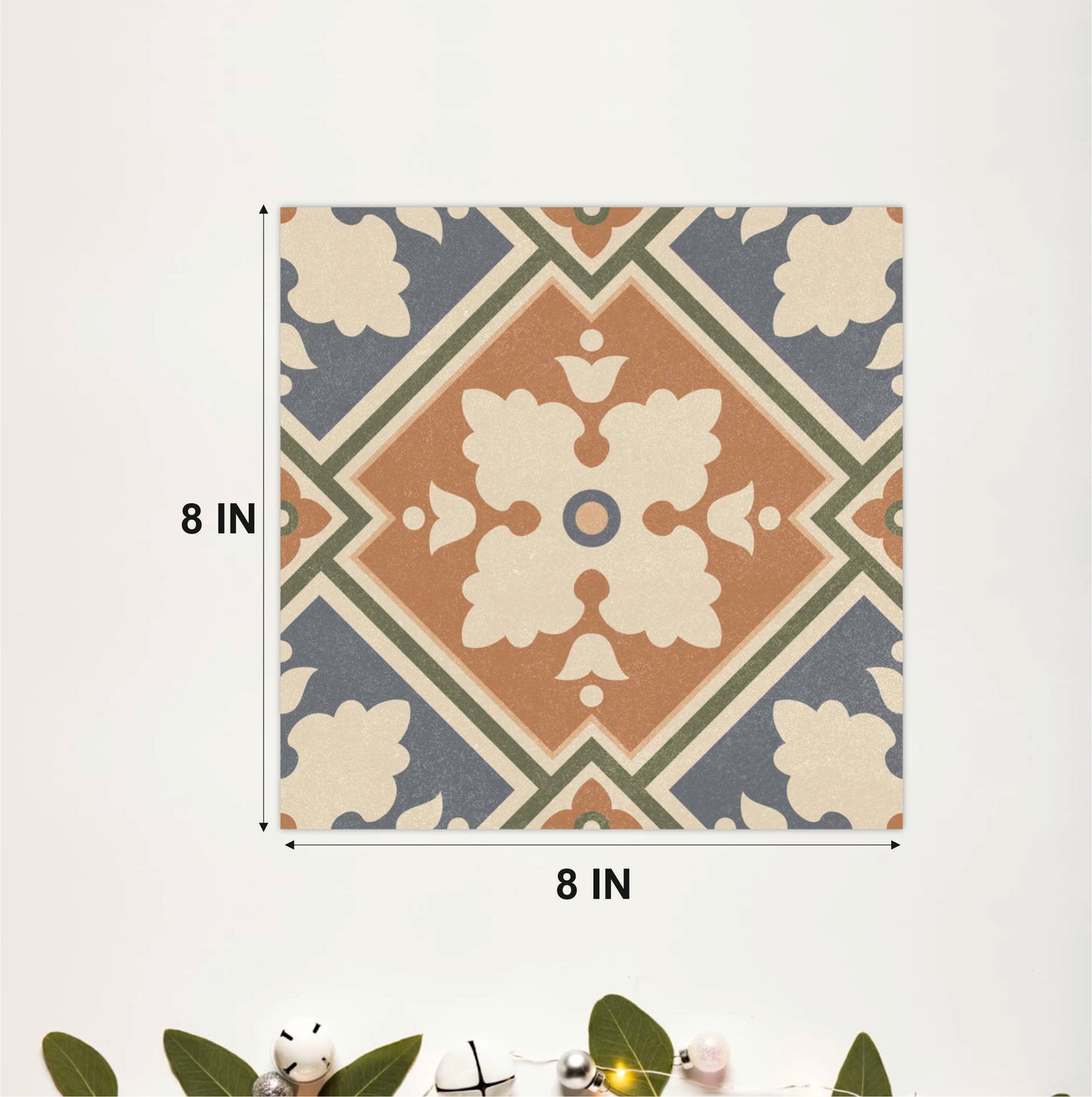 Vintage Diamond Trellis Tile Sticker