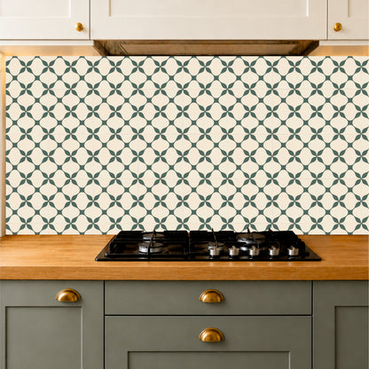 Mediterranean Quatrefoil Tile Sticker
