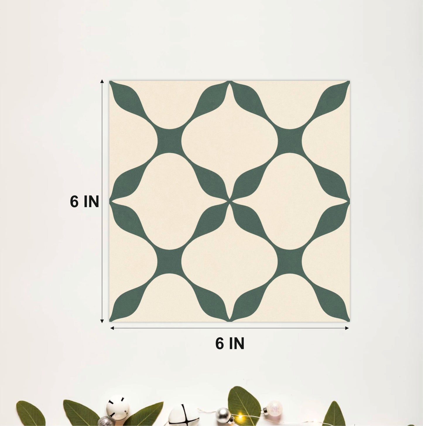 Mediterranean Quatrefoil Tile Sticker