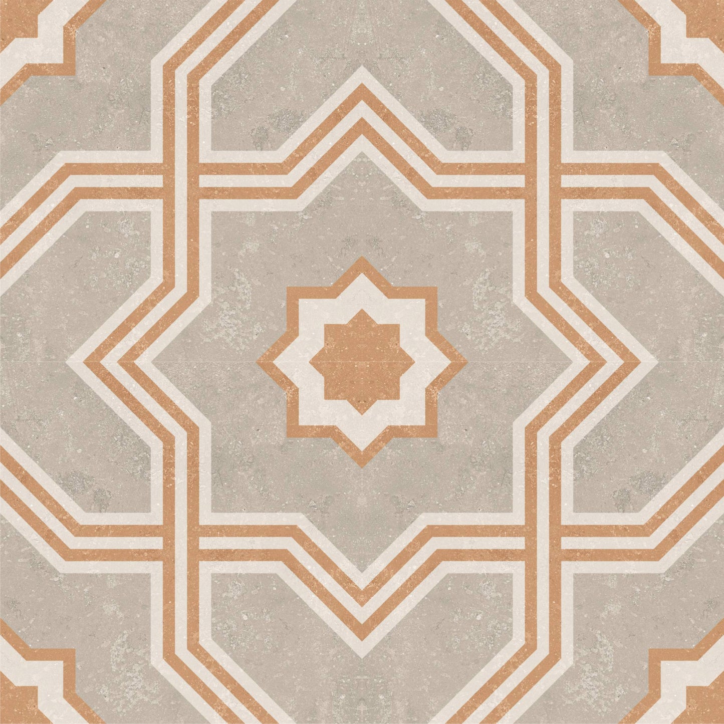 Terracotta Star Lattice Tile Sticker