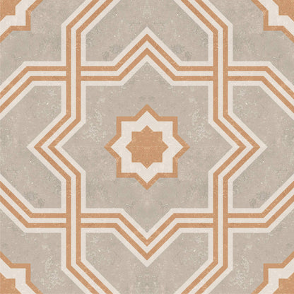 Terracotta Star Lattice Tile Sticker