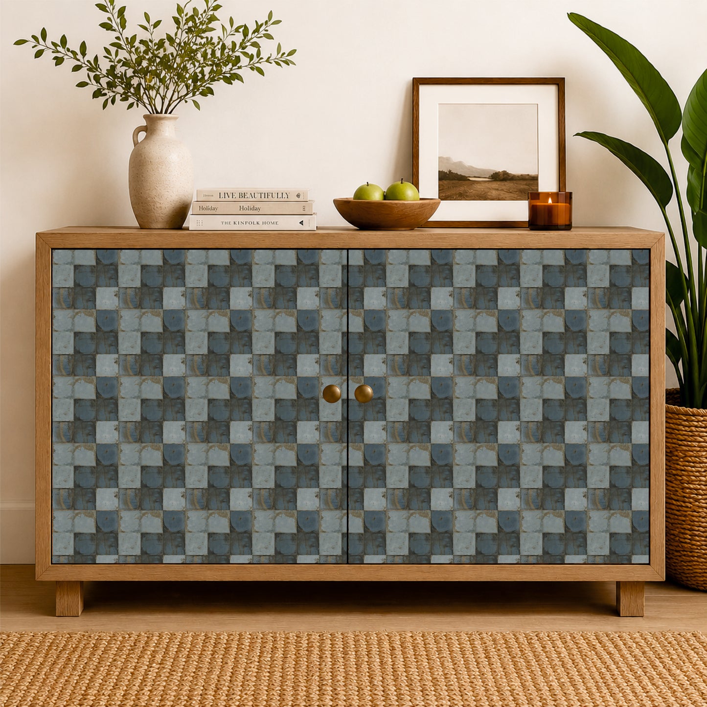 Weathered Cobblestone Tile Sticker