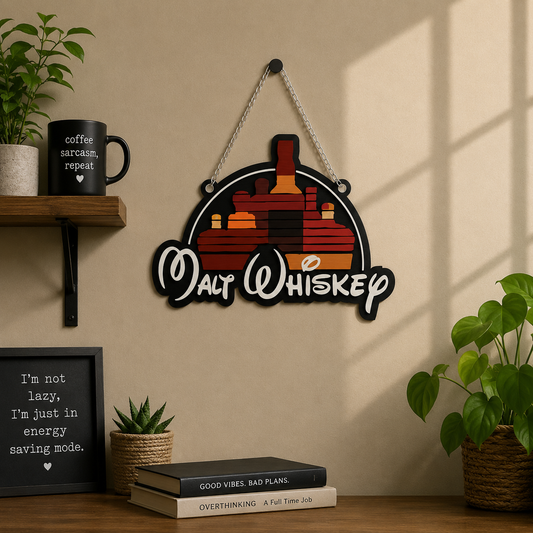 Daaru Aur Whiskey Funny Wall Hanging