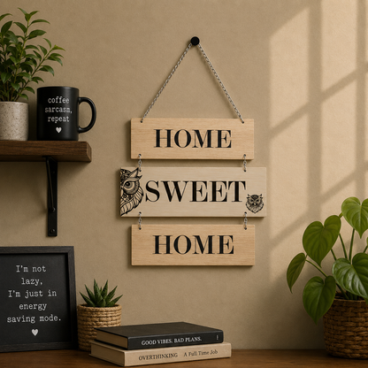 Home Sweet Home Rustic Wall Hanging