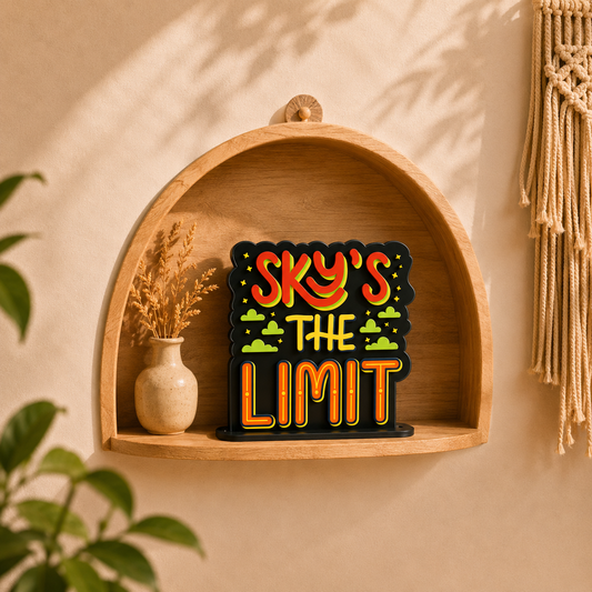 Sky's The Limit Inspirational Table Top Decor