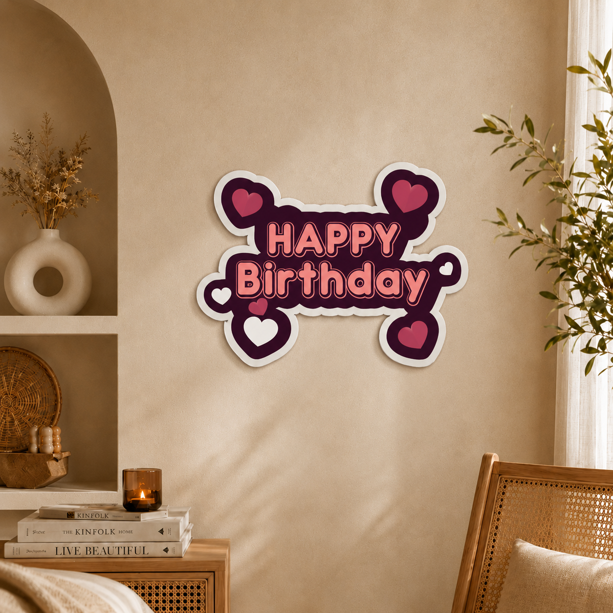 Happy Birthday Celebration Wall Art