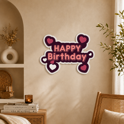 Happy Birthday Celebration Wall Art