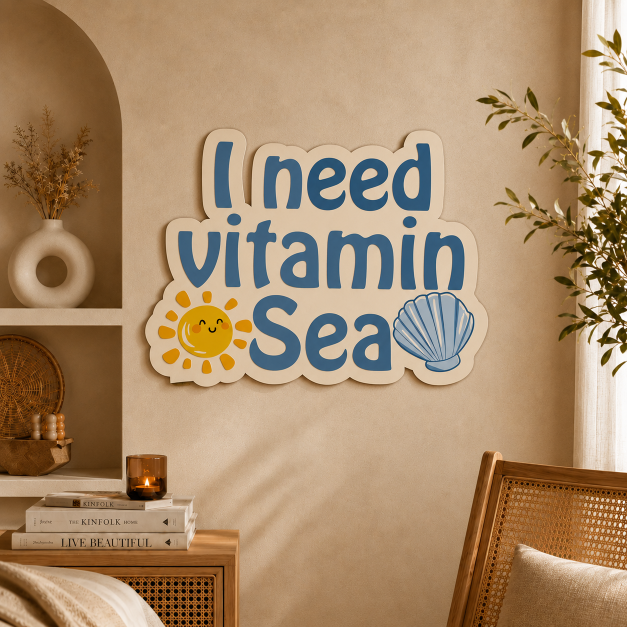 I Need Vitamin Sea Wall Art