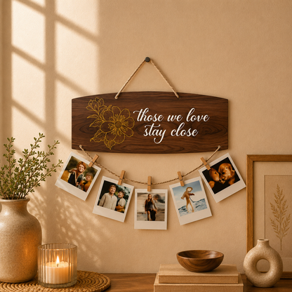 Those We Love Stay Close Photo Hanging