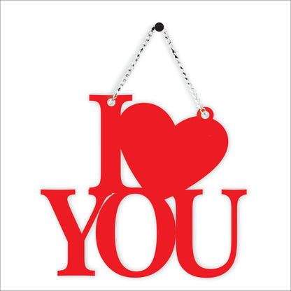 I Love You Heart Wall Hanging
