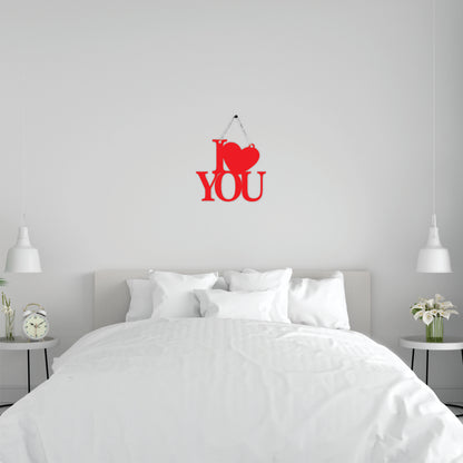 I Love You Heart Wall Hanging
