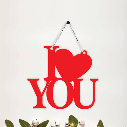 I Love You Heart Wall Hanging
