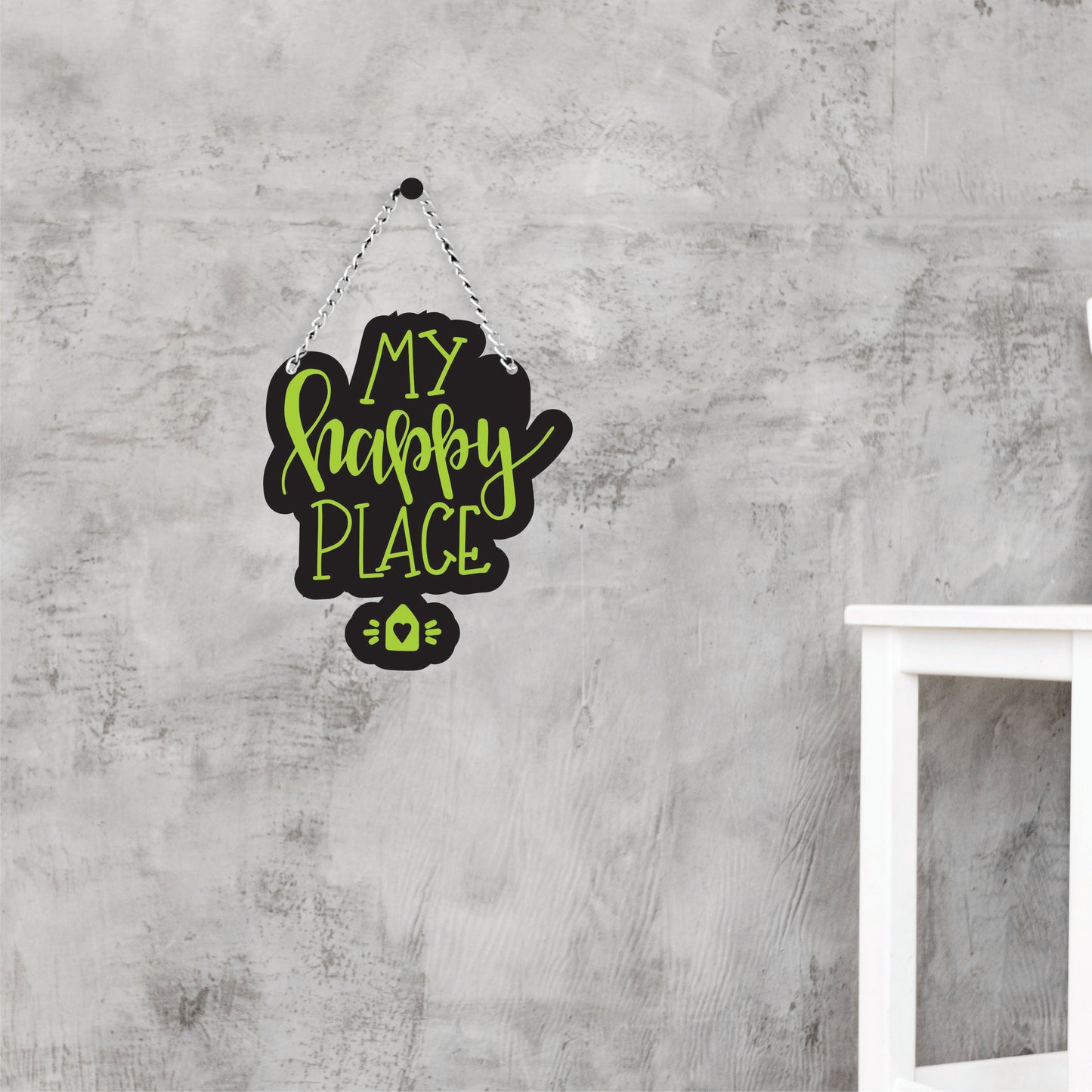 My Happy Place Gaming Wall Hanging