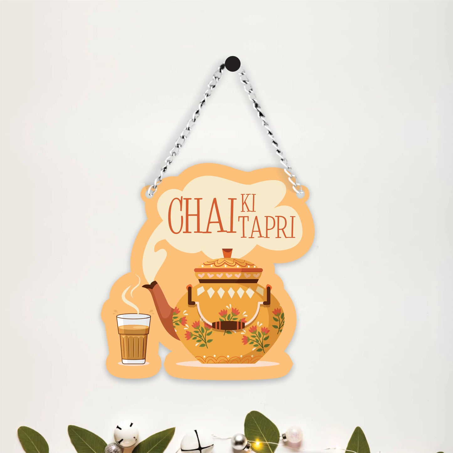 Chai Ki Tapri Decorative Wall Hanging