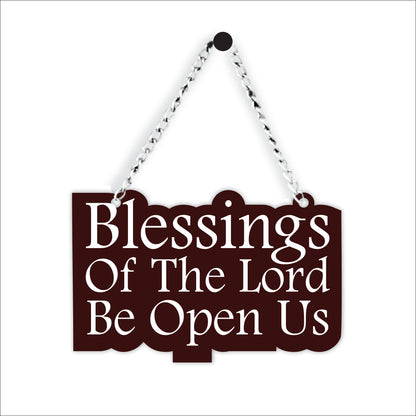 Blessings Of The Lord Be Upon Us Wall Hanging