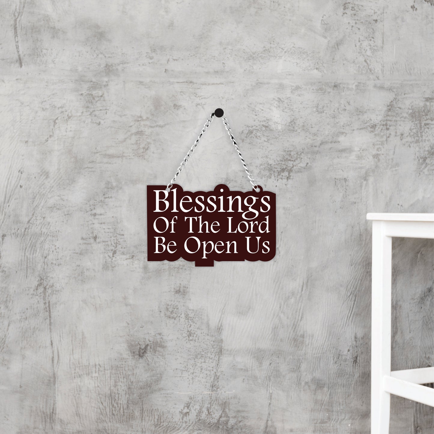 Blessings Of The Lord Be Upon Us Wall Hanging