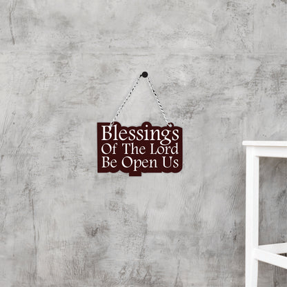 Blessings Of The Lord Be Upon Us Wall Hanging