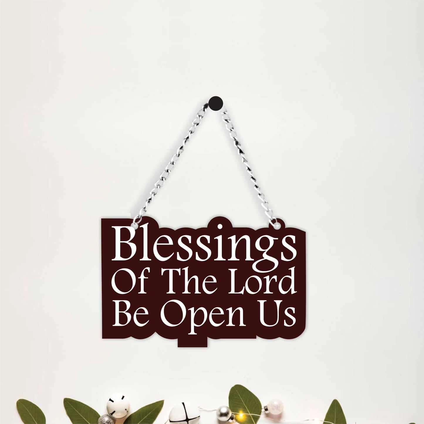 Blessings Of The Lord Be Upon Us Wall Hanging