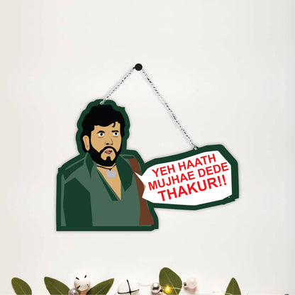 Yeh Haath Mujhae Dede Thakur Bollywood Wall Hanging