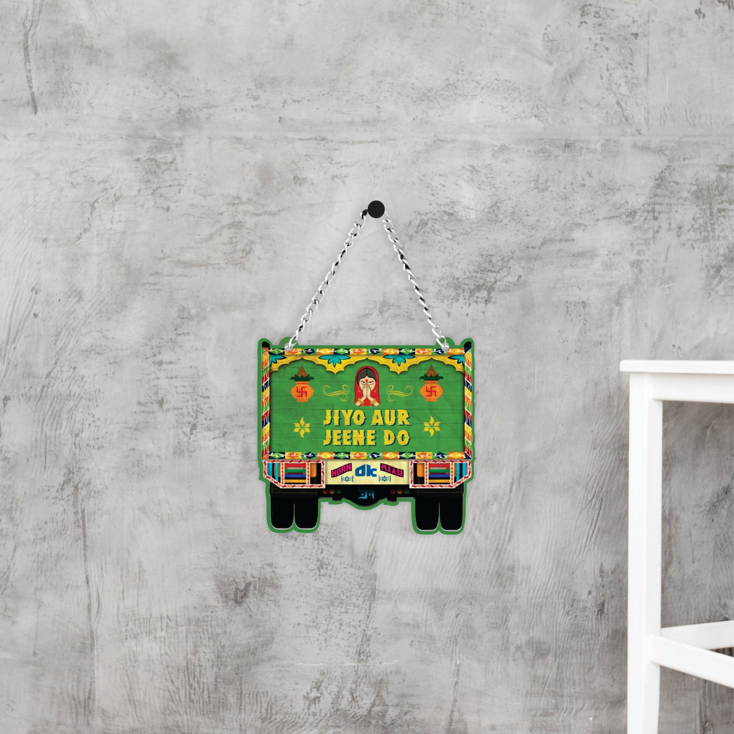 Jiyo Aur Jeene Do Truck Art Wall Hanging