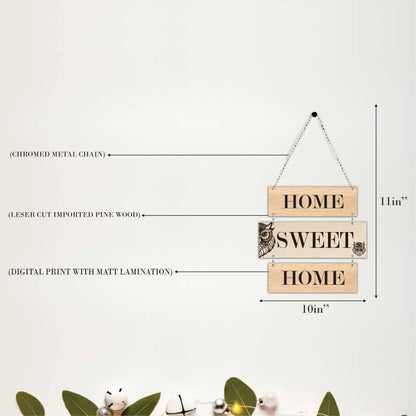Home Sweet Home Rustic Wall Hanging