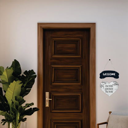 Welcome Heart Plaque Wall Decor