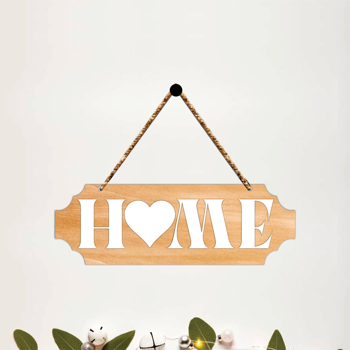 Home Love Wooden Hanging Sign