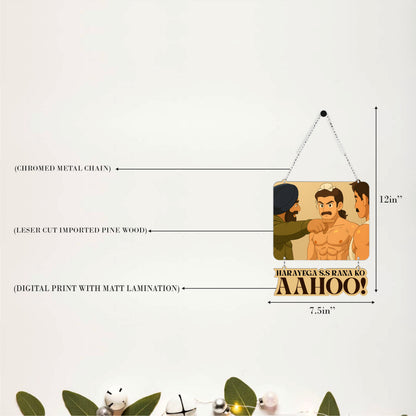 Iconic Comedy Movie Quote Wall Hanging