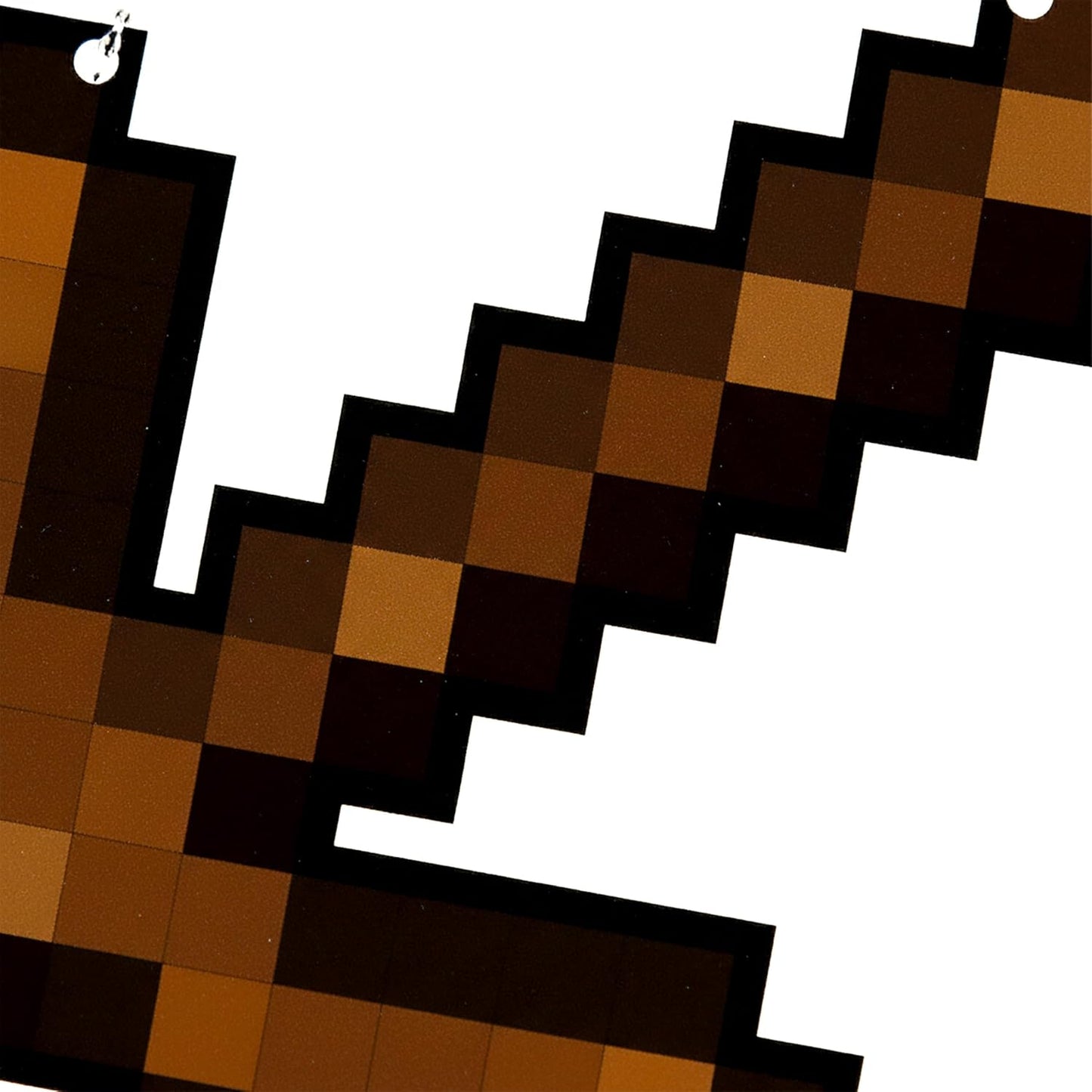 Retro Pixel Wooden Pickaxe Gaming Wall Hanging
